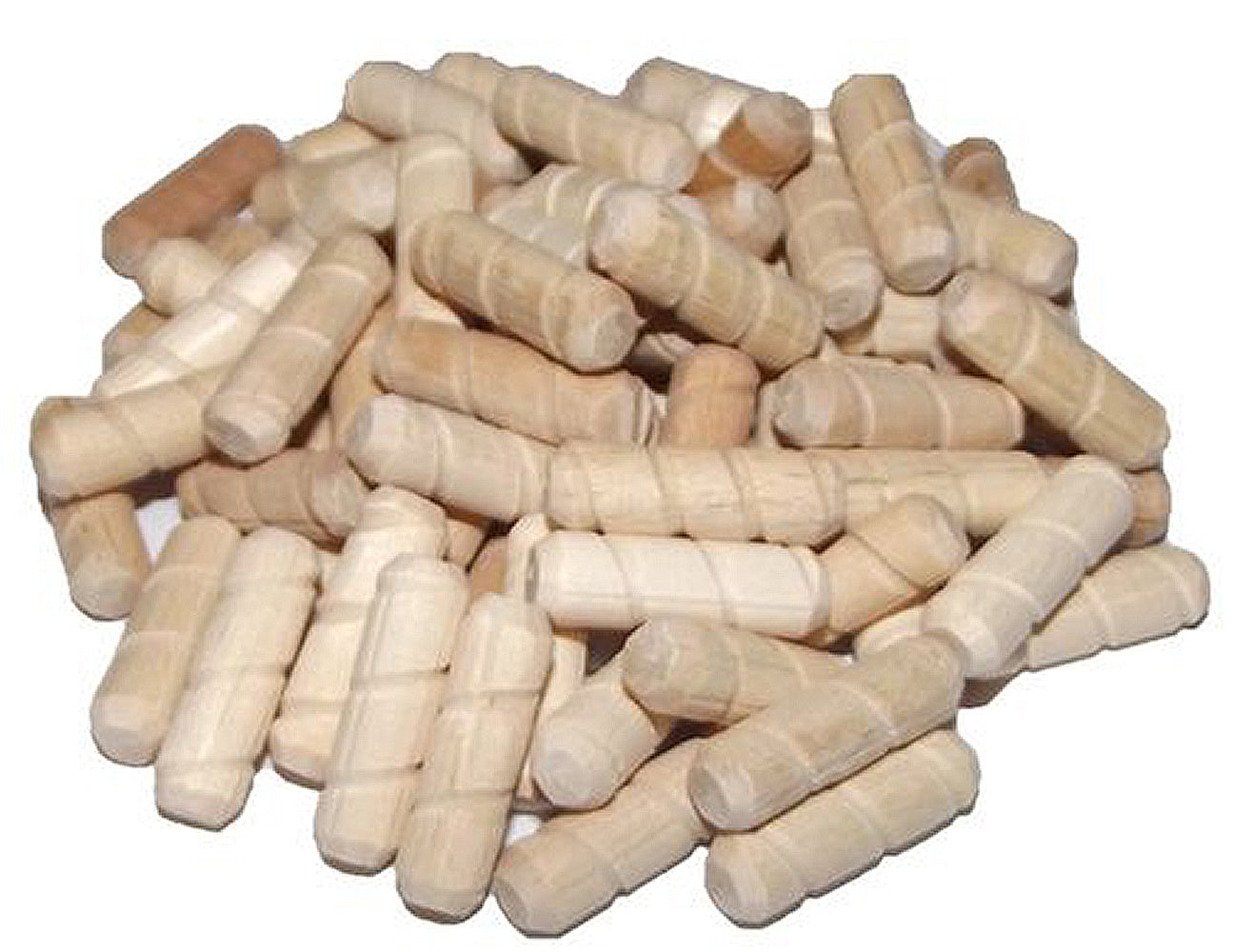 spiral cut wood dowels