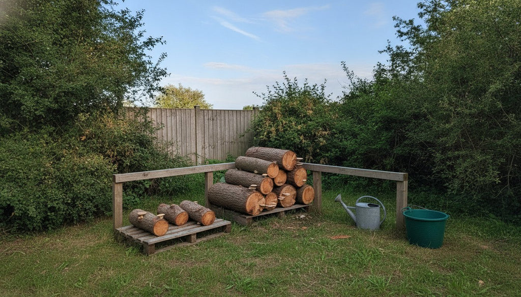 How to Grow Mushrooms on Logs at Home