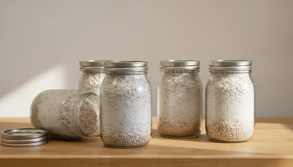 Orange Mycelium: Contamination or Just Metabolites?