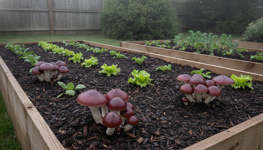 Wine Cap Mycelium Not Spreading in Your Garden Bed