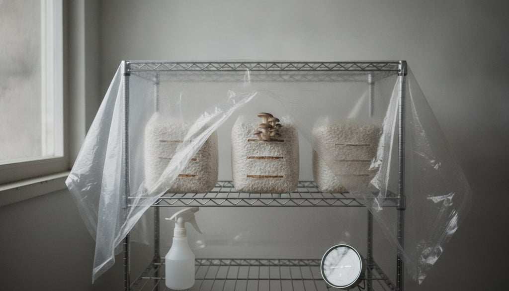Dry Spots or Slits Not Fruiting on Your Mushroom Block