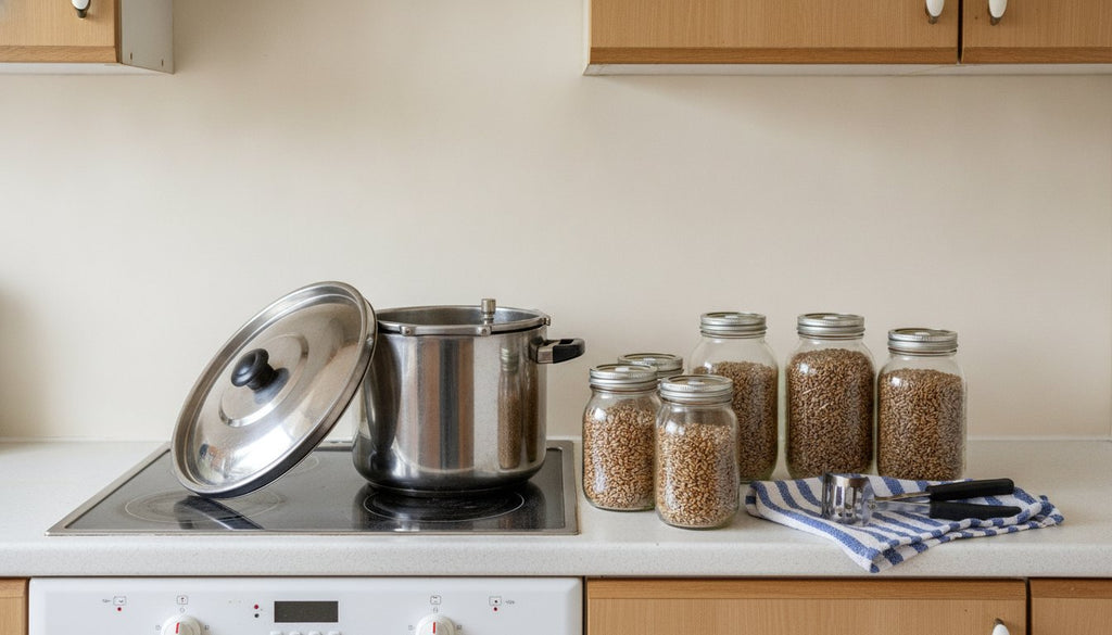 How Long Should You Sterilize Grain Spawn by Jar Size and Grain Type?