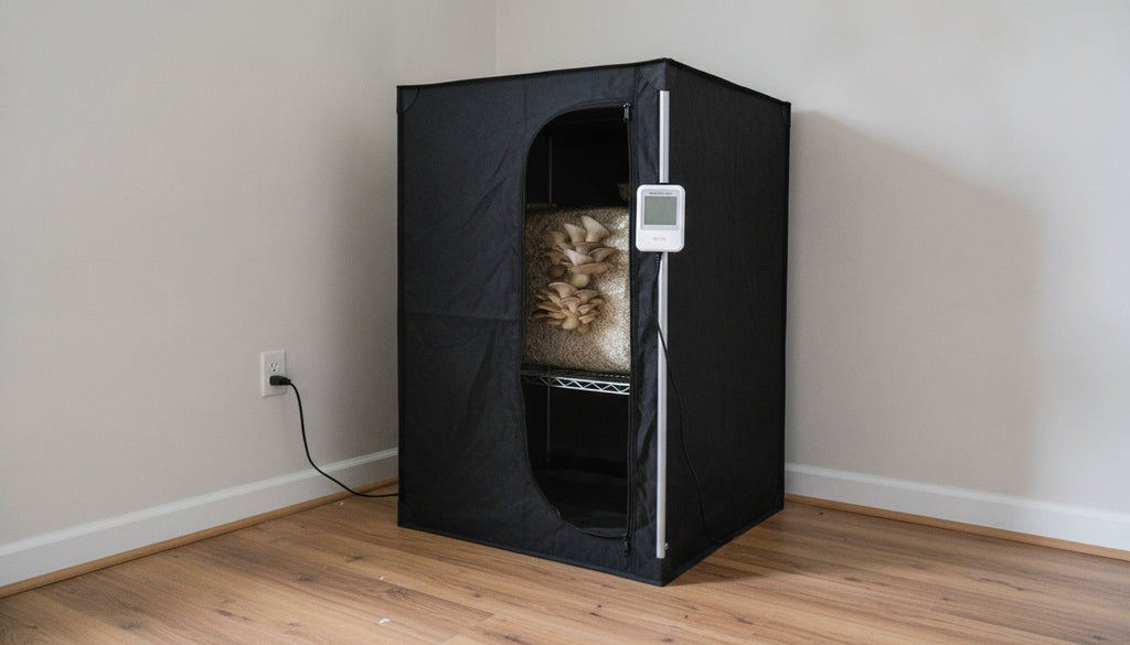 What a Humidifier and Controller Setup Actually Does in a Mushroom Grow