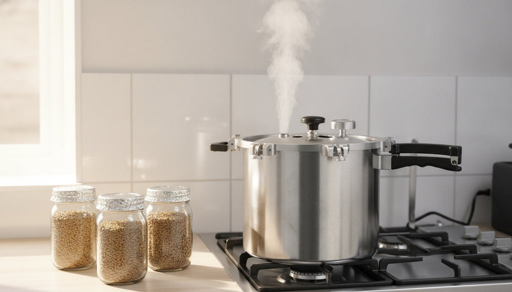Why Are My Grain Jars Exploding or Turning Mushy in the Pressure Cooker?