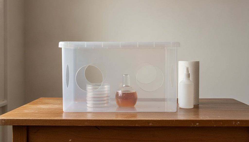 Can You Pour and Work Agar Without a Flow Hood?