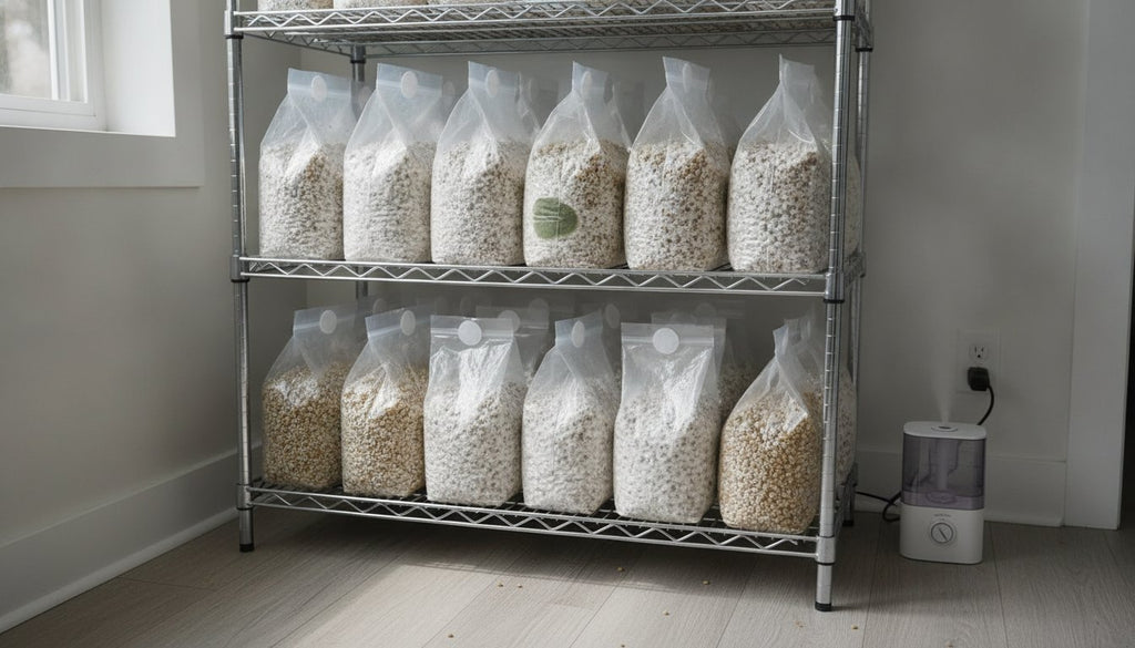 Green Mold in Mushroom Grow Bags