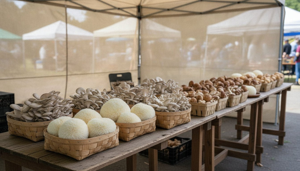 How Do You Price Gourmet Mushrooms at a Farmers Market?