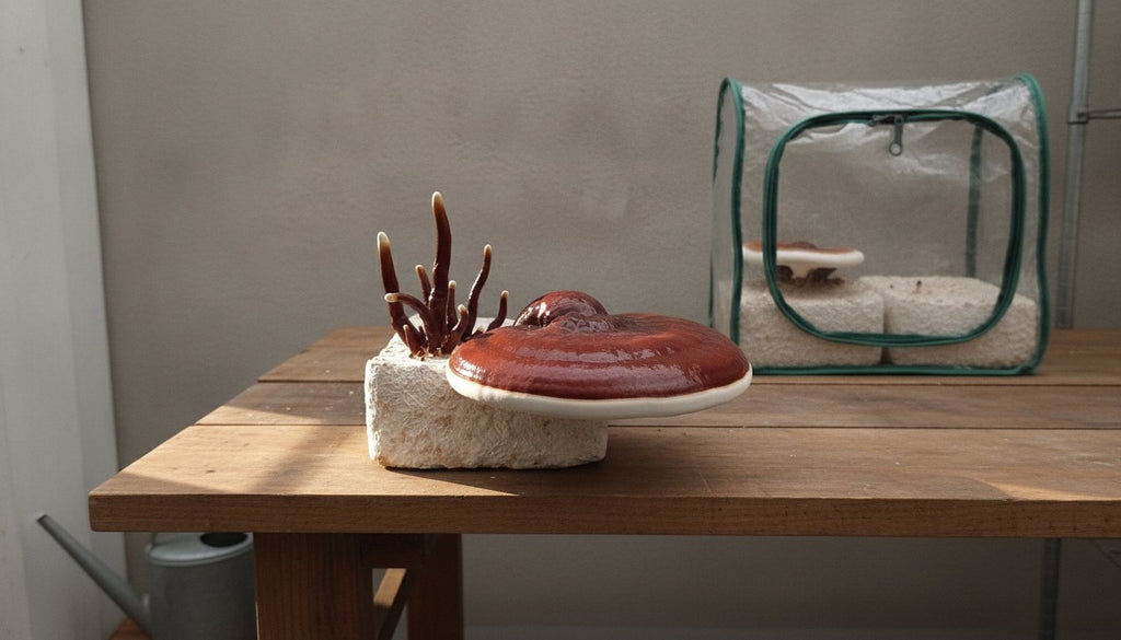 How to Grow Reishi Mushrooms in a Mini Greenhouse